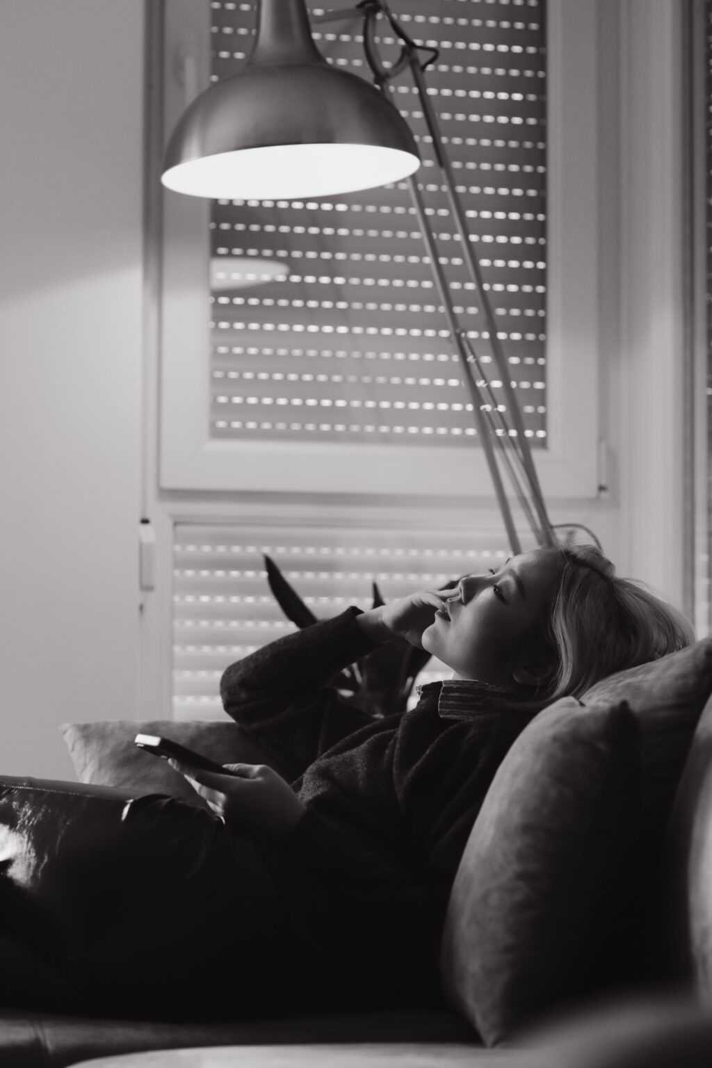 Freda in Living Room